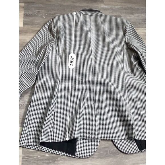 The Bryant Blazer Womens Size 16 Black White Houndstooth Office Work Jacket NWT - Picture 7 of 8